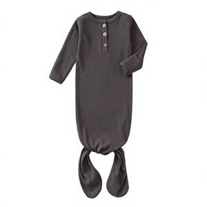 INS Transfrontalier Couverture d'emmaillotage pour bébé, Sac de couchage, Pyjama côtelé, Barboteuse à pieds pour nouveau-né, Pull bébé 95% Coton 5% Élasthanne - Product Image 1