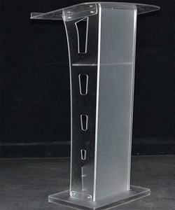 45IN Acrílico Conferencia Púlpito Acrílico Podio Claro Iglesia <span class=keywords><strong>Atril</strong></span> Acrílico Stand up Floor-Standing Podium <span class=keywords><strong>Atril</strong></span> - Product Image 3