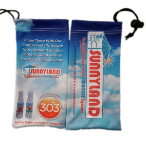 custom logo printed microfiber glasses <strong>phone</strong> pouch with drawstring - Product Image 4