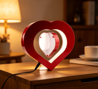 Lumières LED à lévitation magnétique multicolores changeantes, excellent cadeau de mariage, d'anniversaire pour petit ami, pour la décoration de bureau