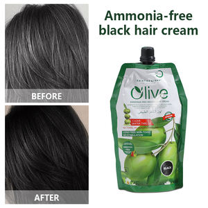 Shampoo Colorante per Capelli Non Allergenico <span class=keywords><strong>Senza</strong></span> <span class=keywords><strong>Ammoniaca</strong></span> Permanente 3 in 1 Marrone Scuro Shampoo Colorante per Capelli Neri a Base di Erbe - Product Image 2