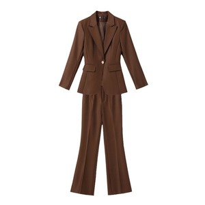 Women's Suit Set Polyester Worsted Anti-Wrinkle Commute Professional Work Attire - Product Image 5