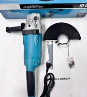 Meuleuse d'angle électrique de qualité industrielle haute puissance 2400W 230mm interrupteur à glissière robuste disque de meulage roue sans fil brossé