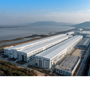 Atelier modulaire en acier lourd avec panneaux de qualité HACCP et structure en acier Q235, services de soudage et de découpe - Product Image 1