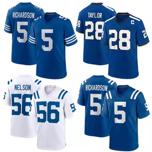 Atacado Jersey de Futebol Americano para Homens Cincinnati Bengals Uniforme Equipe Cor Preto Com 9 Joe Burrow 1 Chase 85 Curto - Product Image 6