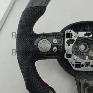 Volante Deportivo de Fibra de Carbono y Cuero Perforado M Performance, el Más Popular, para BMW <span class=keywords><strong>Mini</strong></span> <span class=keywords><strong>Cooper</strong></span> S R56 R61 - Product Image 4
