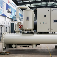 İkinci El Ticari Vidalı Soğutucu 752KW Su Soğutmalı HVAC Yüksek Verimli Endüstriyel Klima Ünitesi