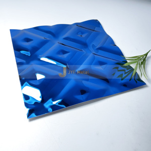 Paneles Decorativos de Acero Inoxidable Grabado en Relieve de Alta Calidad EX037 201 304 para Diseño de Interiores y Doblado de Placas - Product Image 3