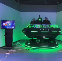 Console de jeu VR 9D en acier JiaYi JY-UFO06S pour 5 à 10 passagers, 360 degrés, pour usage domestique et en centre commercial