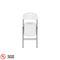 Vente en gros de chaises pliantes rondes en plastique chaises pliantes blanches pour jardin, banquet, camping, mariage