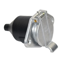 Connecteur rond à 7 voies côté véhicule adaptateur de connecteur de remorque à prise femelle pour automobile