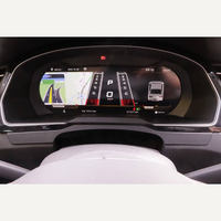 Dasbor Digital Mobil untuk VW Transporter T5 2009-2019 Kompatibel dengan CarPlay & Android Auto LCD Instrument Cluster