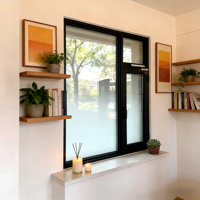 Ventanas Abatibles de Aleación de Aluminio FIDELIS con Doble Vidrio Templado, Diseño Insonorizado, Calificación Energy Star, Estilo Posmoderno
