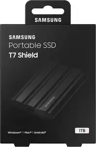 Samsung T7 Shield portatile 1TB SSD disco rigido esterno USB 3.2 IP65 resistente all'acqua compatibile per PC console da gioco Beige