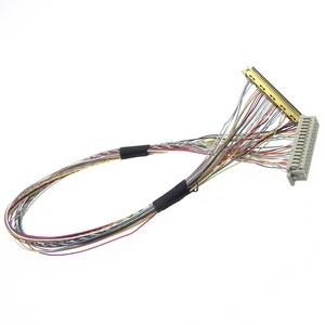 Câble d'assemblage LVDS LCD personnalisé 30 broches 40 broches avec gaine en PVC pour carte ASUS, modèle DF13-40DS-1.25C, compatible avec 20455 et 20453 - Product Image 2