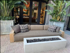 Nueva Llegada, Juego de Sofás de Jardín de Madera de Teca Modernos y de Lujo, Muebles de Exterior - Product Image 6