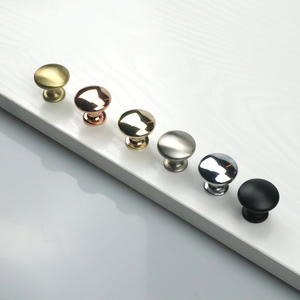Đồ nội thất phần cứng xử lý knobs Kẽm hợp kim vàng sáng bóng hình tròn tủ bếp tủ quần áo <span class=keywords><strong>Knob</strong></span> - Product Image 6