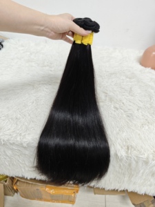 Promoción 11A Cabello Humano Virgen Vietnamita Liso de 20 Pulgadas, Doble Trama, 100% Natural, Paquete de 5 Piezas, 159$, Extensiones de Cabello Premium de 300g - Product Image 4