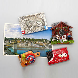 Pays d'europe <span class=keywords><strong>suisse</strong></span> souvenir touristique Zermatt chocolat Luzern Jungfrau souvenirs aimants de réfrigérateur souvenirs touristiques - Product Image 2