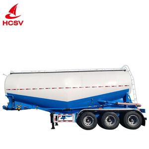 รถพ่วงบรรทุกปูนซีเมนต์แบบกำหนดเอง ขายตรงจากโรงงาน บรรทุกได้สูงสุด 3 เพลา - Product Image 4