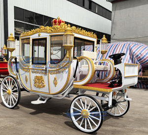 Carruaje Eléctrico de Lujo para Recorridos Turísticos, Elegante Buggy Real, Carroza Eléctrica de Lujo Estilo Cenicienta, Fabricante Chino - Product Image 5