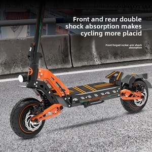 Exclusivo en el extranjero 3300W Dual-Drive Off-Road Scooter eléctrico Batería de larga duración Brazo oscilante Diseño plegable 70 km/h Velocidad sin escobillas - Product Image 5