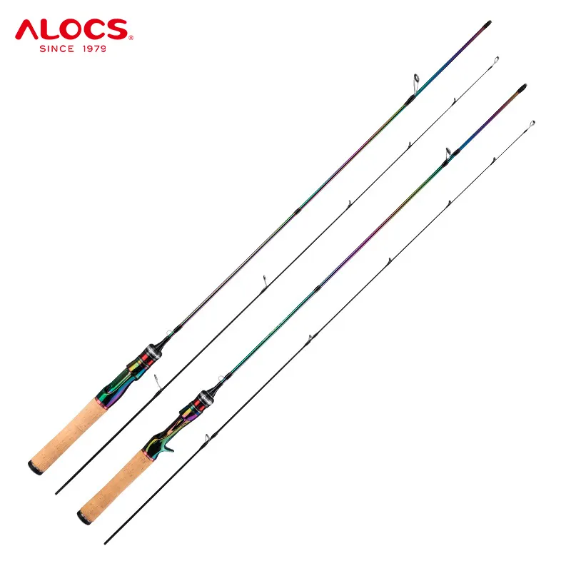 Alocs Carbon Fiber Beach Travel Fly Fishing Pole Rods Carp Bait Ultra Light olta Spinning Casting Rods and Reels