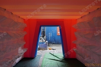 Tente gonflable colorée Lilytoys pour événements, abri gonflable commercial en PVC pour fêtes, location pour événements extérieurs