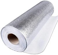 Tissu en fibre de verre enduit de papier d'aluminium pour l'isolation