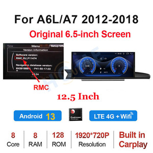 Android Auto Qualcomm 665 reproductor de vídeo Multimedia Blue-Tooth navegación GPS pantalla <span class=keywords><strong>Apple</strong></span> <span class=keywords><strong>Carplay</strong></span> para <span class=keywords><strong>Audi</strong></span> <span class=keywords><strong>A6</strong></span> A7 <span class=keywords><strong>C7</strong></span> 2012-2019 - Product Image 6