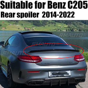 สปอยเลอร์หลังคาร์บอนไฟเบอร์สำหรับรถเบนซ์ C-Class C205 ปี 2014-2022 ปีกหลังทรง Duckbill อุปกรณ์ตกแต่งสปอยเลอร์ฝากระโปรงท้าย - Product Image 1