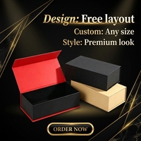 Scatole per Scarpe di Lusso Personalizzate, Design Elegante, Cartone Nero con Lamina d'Oro, Formato Libro, per Spedizioni