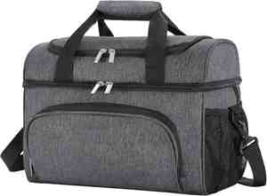 Large Leakproof <b>Beach</b> Cooler Lightweight Portable Double Layer Soft-Sided Travel Ice Chest for Camping Insulated Cooler <b>Bag</b> - Product Image 2