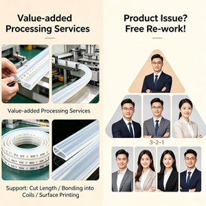 <span class=keywords><strong>ท่อ</strong></span>ซิลิโคนสำหรับแถบไฟ <span class=keywords><strong>LED</strong></span> แบบกำหนดเอง ความโปร่งใสสูง ใช้กระจายแสง สำหรับงานแสดงสินค้าในร่ม ชิ้นส่วนซีลสำหรับไฟแสดงผลเชิงพาณิชย์ - Product Image 5
