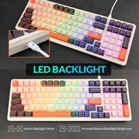 Keyboard I Mini 90% kustom dengan saklar atas gunung mekanis, tiga mode untuk Gaming dan kantor menggunakan produk baru