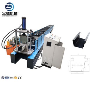 Machine de formage à froid pour gouttières métalliques en acier, machine de formage à froid pour canaux de gouttières métalliques - Product Image 1