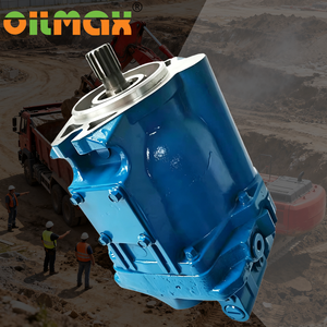 Pompe à piston hydraulique PVE21R OM-PUMP-PVE21R-15T-H 15 cannelures, soupape CVP, entrée et sortie arrière pour engins de construction - Product Image 1