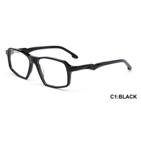 Lunettes optiques en acétate irrégulier de sport de haute qualité Temples Design incurvé Ventes directes d'usine