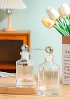 Bouteilles en verre vides de luxe pour diffuseurs à bâtonnets, contenants de parfum d'aromathérapie, coffrets cadeaux, sérigraphie, vente en gros