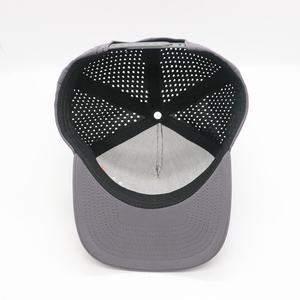 Gorra Deportiva de Béisbol Personalizada de Alta Calidad al por Mayor, Gorra Snapback de 5 Paneles con Bordado y Orificios Cortados con Láser, Tela Impermeable - Product Image 6
