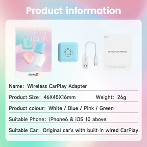 <span class=keywords><strong>Carlinkit</strong></span> inalámbrico Mini3 Dongle Carplay Original con cable a Caja inteligente inalámbrica para Ford Honda Hyundai Kia Toyota GM Kit Car - Product Image 4