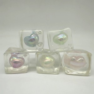CHENXI Blue Luminous Heart Cube Ice Stress <b>Ball</b> Sensory Fidget Cube Squishy Toys Strength <b>Squeeze</b> Sugar <b>Ball</b> - Product Image 4