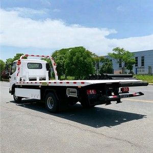 JAC Junling 4x2 <b>Flatbed</b> Towing <b>Truck</b> 5 Ton 3 Ton Slidebed Wrecker for City Road Rescue - Product Image 3