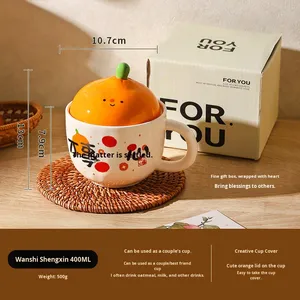 Tazza con Coperchio Great Fortune di Sheli per Donne, Design Elegante per Latte, Caffè e Colazione - Product Image 6