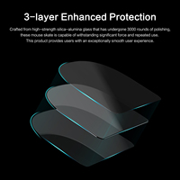 SIKAI Kaca Pelindung Mouse Tahan Lama untuk Logitech G PRO X SUPERLIGHT 2 (GPX2) Pengganti Kaki Mouse Anti Gesekan Halus untuk Gaming FPS