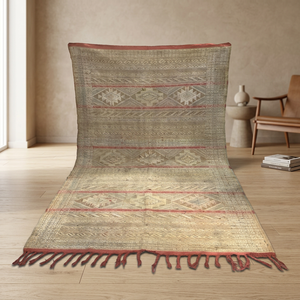 Alfombras de Lana Berber Marroquíes Hechas a Mano al por Mayor, con Patrón Geométrico y Pelo Corto, Anudadas a Mano - Product Image 1
