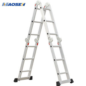 Échelle escamotable pliable domestique à prix abordable 4x3 4x4 4x5 4x6 3.6M 4.7M <span class=keywords><strong>5</strong></span>.7M 6.7M - Product Image 2
