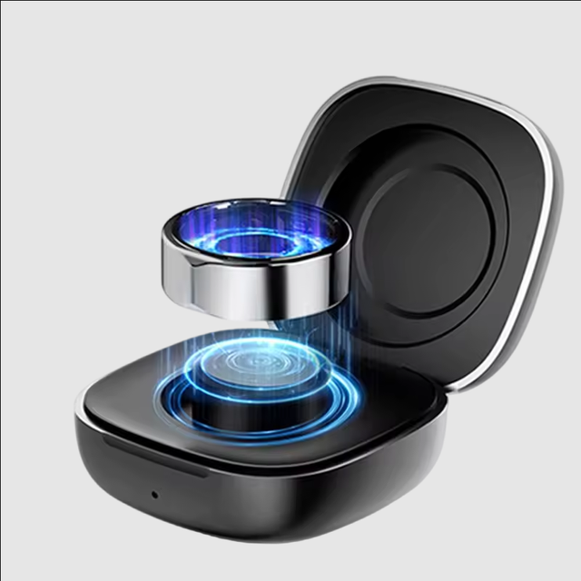 Fitness Health Stress Sleep Monitor Blood Oxygen Android Heart Shipping Good Quality Smart Ring Magnetic Charging case Box