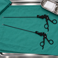 Pince laparoscopique robuste de 3 mm avec poignée à D non verrouillable, instrument monopolaire rotatif pour la chirurgie générale