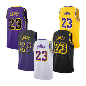 جيرسي كرة السلة مخيط/ساخن الضغط 23 جيمس - Product Image 4